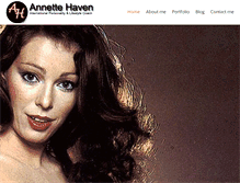 Tablet Screenshot of annettehaven.biz