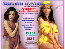 Tablet Screenshot of annettehaven.com